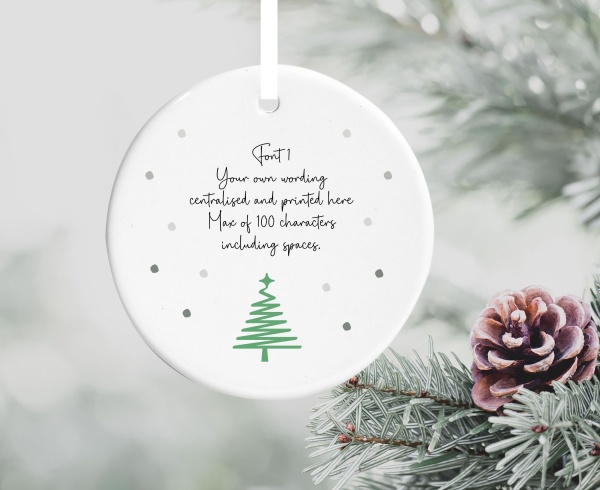 Round ornament outlet